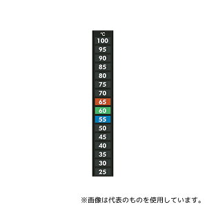 ミクロン 16LR25 室内液晶温度シール(可逆性)25〜100℃ 1ケース(10枚入)