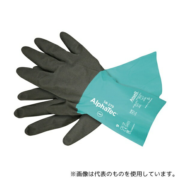 アンセル 17033 化学防護手袋58-270 XL 1パック(12双入)