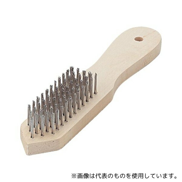 トラスコ中山 TB-5033 剣先型5行ブラシ ステンレス線