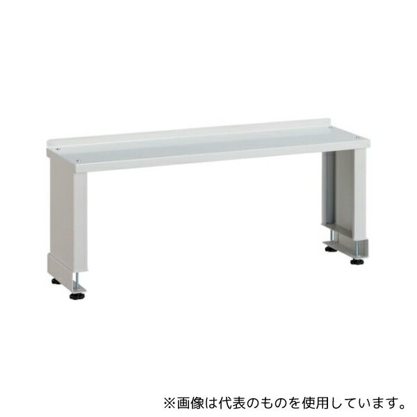 トラスコ中山 YUR-900BW 作業台用上棚 W900 側面取付型 ホワイト色 [法人限定]