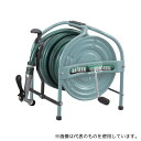 ハタヤリミテッド HSA-20N-G テツノホースリール(グリーン)21m防藻ホース レバーノズル グリーン(4)
