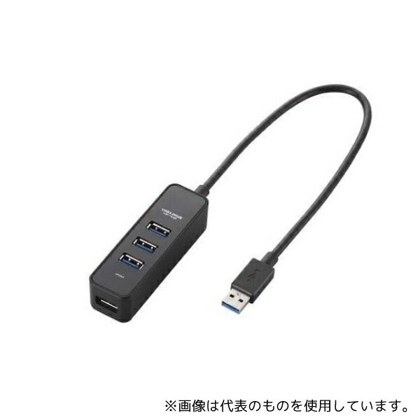 エレコム U3H-T405BBK USBHUB3.0 マグネット バスパワー 4ポート ブラック