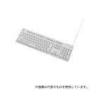 エレコム TK-FCM062WH メンブレン式キーボード 108キー USB Lサイズ 1000万回高耐久 ホワイト