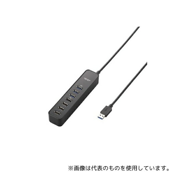 エレコム U3H-T706SBK USBHUB3.0 マグネット セルフパワー 7ポート ブラック