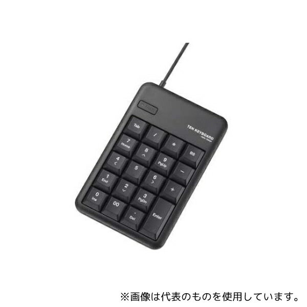 エレコム TK-TCM012BK テンキーパッド TK-TCM012 Mサイズ メンブレン USB 2.0 HUB付 ブラック