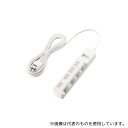 エレコム T-K6A-2450WH 雷ガードタップ 個別スイッチ ホコリシャッター付 4個口 5m ホワイト