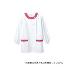 住商モンブラン 1-093 3L 調理衣 レディス 長袖 白/ピンク