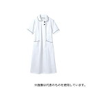 住商モンブラン 73-1958 3L ナースワンピース 半袖 白/ネイビー