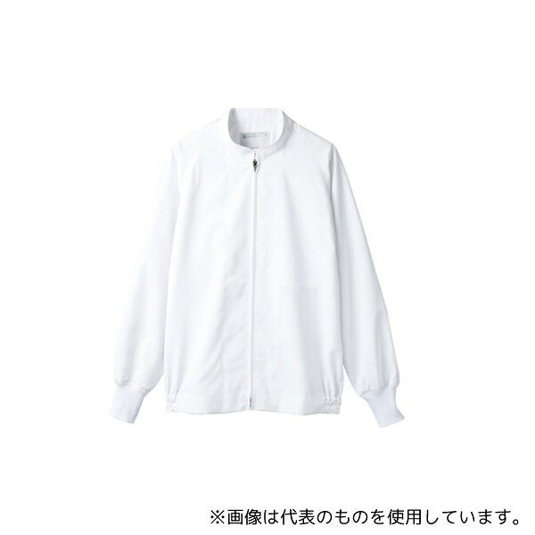 住商モンブラン 8-411 M ジャンパー 男女兼用 長袖 白 エコ