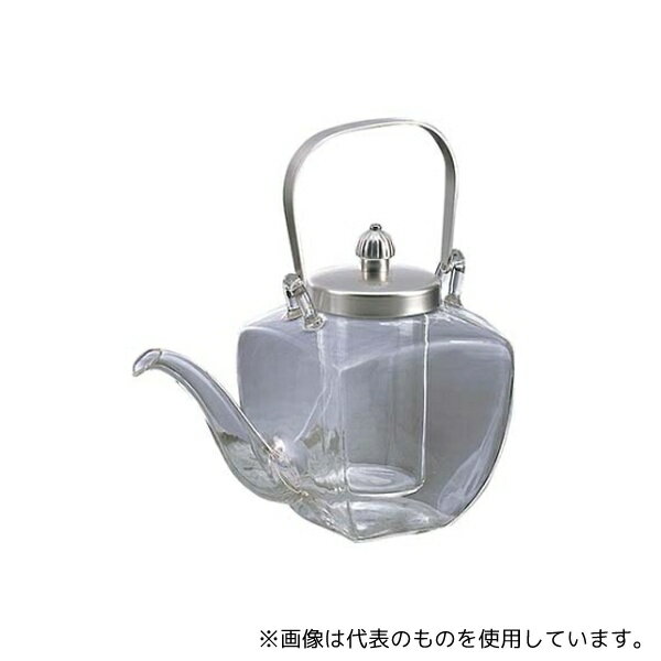 広田硝子 7616000 角 ちろり(氷用ナカゴ付)銀ソフト 154-SLF