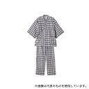 ケアファッション 38720 紳士パジャマ型ガーゼねまき 柄おまかせ L