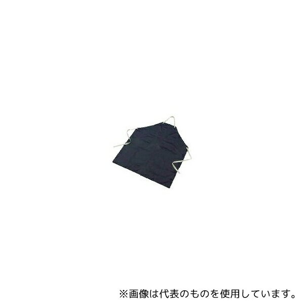 トラスコ中山 TVL-MK-B-L 抗菌ビニロン前掛胸当 ネイビー Lサイズ