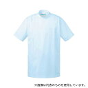 KAZEN 253-11 LL メンズ医務衣 半袖 サックス LL