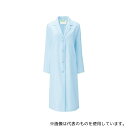 KAZEN 260-91 LL レディス診察衣S型 長袖 サックス LL