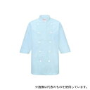 KAZEN 421-71 M 兼用コックシャツ サックス M(3)