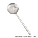 三宝産業(YUKIWA) ステンレスパイプ柄ワンピース穴明中華お玉 大