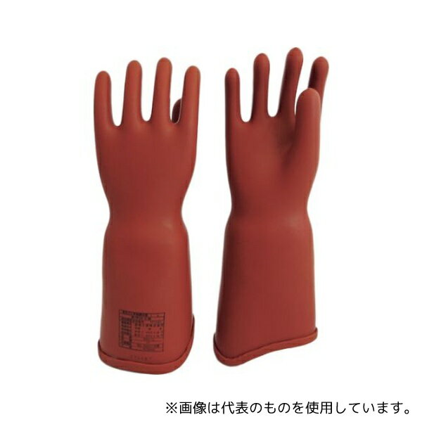 渡部工業 550L 高圧ゴム手袋 胴太型 ショートタイプ 7kV以下用 L