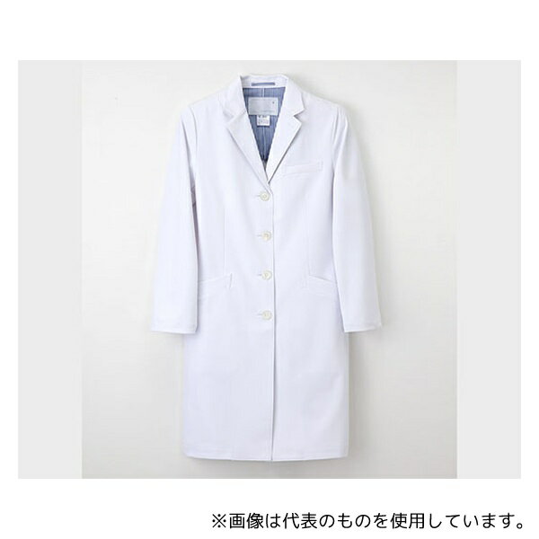 ナガイレーベン SD3040 女子シングルドクターコート ホワイト L