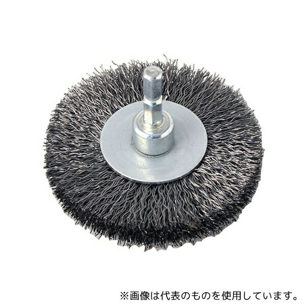 WIZ'A(アークランドサカモト) RH-2 六角軸付ホイールブラシ 鋼線 75mm