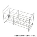三和化研工業 SS30-10 ステンレス製試験管立 φ30mm 2×5配列