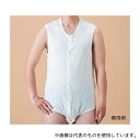 神戸生糸 No.114S 紳士・婦人共用 前開き袖なしボディシャツ S(4)