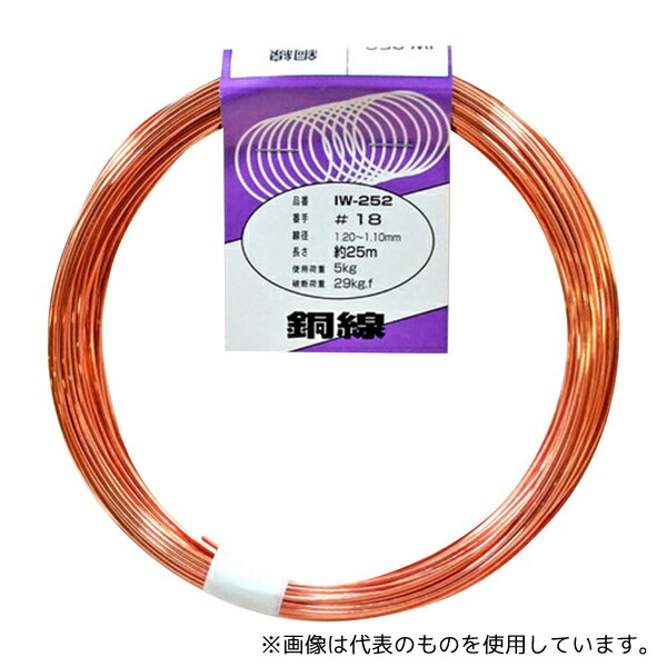 和気産業 IW-252 銅線 #18×約25m