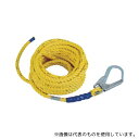 藤井電工 HR-10-TP 水平移動用親綱 支柱用親綱 仮設工業会認定品10M用 三つ打ちニューテトロンロープφ16×10m(3)