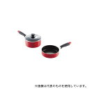 パール金属 HB-2185 コンパクト ふっ素加工IH対応ガラス蓋付フライパン 鍋 セット16cm
