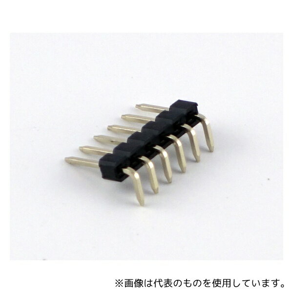 GB GB-SPH-256PL ライトアングルピンヘッダ (6ピン×1列) 2.54mmピッチ