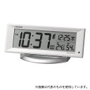 リズム(時計) 8RZ202-003 電波目覚まし時計 白