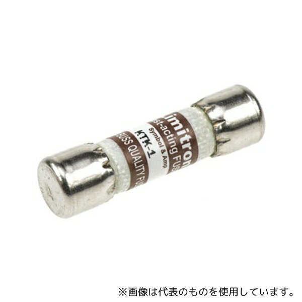 Cooper Bussmann KTK-1 管ヒューズ 1A (速断型) 10 x 38mm 600V 1袋(5個入)(4)