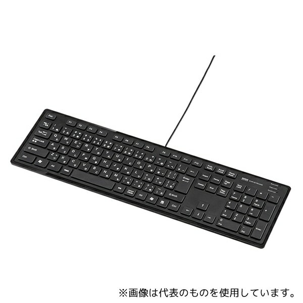 サンワサプライ SKB-SL16BK スリムキーボード ブラック
