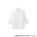 FACE FB4027L-15 9G レディスイタリアンカラー七分袖ブラウス ホワイト 9G