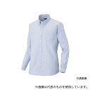 アイトス 7870-107-5L メンズ長袖オックスボタンダウンシャツ サックスストライプ 5L