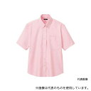アイトス 7873-060-S レディース半袖オックスボタンダウンシャツ ピンク S