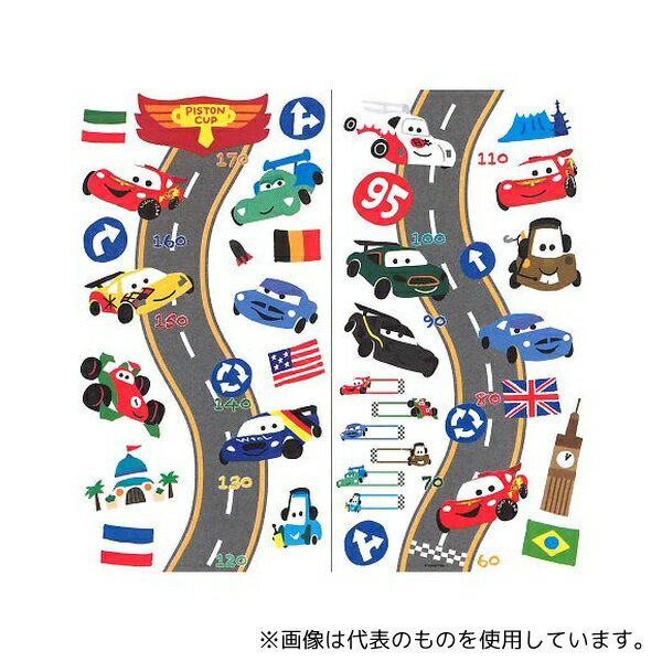 S&Cコーポレーション DWG1 ディズニーの身長計ウォールデコステッカー カーズ 2セット入