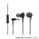 エレコム EHP-GB10MXBK ステレオヘッドホン(マイク付) 耳栓タイプ φ3.5 10.0mmドライバ Grand Bass GB10 ブラック