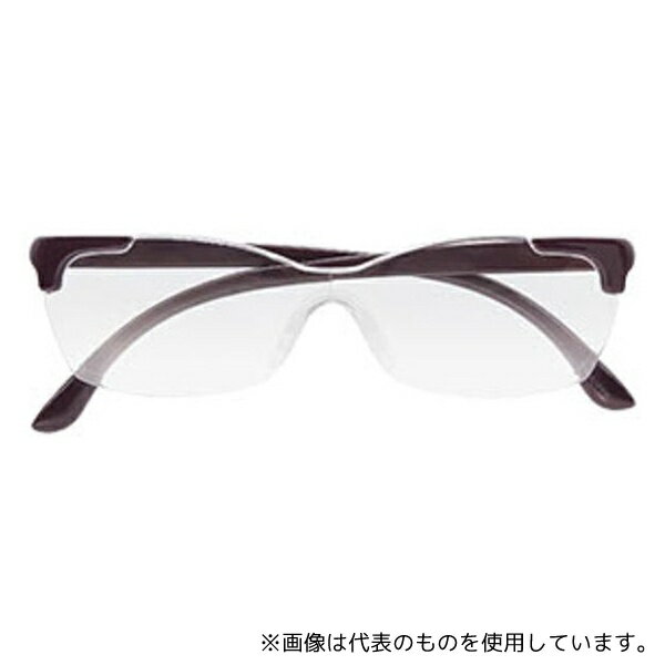 キングジム AM41 メガネ型拡大鏡(花柄) 紫
