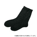 トラスコ中山 PSC-BK ポリエステル混合靴下 黒 5足組 25~27cm