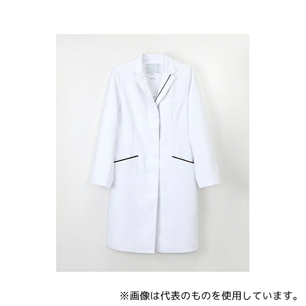 ●ナガイレーベン CJ-3380 女子シングルドクターコート Tネイビー EL