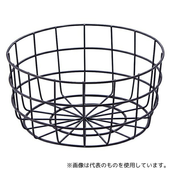 アズワン 61-778-44-1 丸型ネットカゴ ブラック 小 2個入
