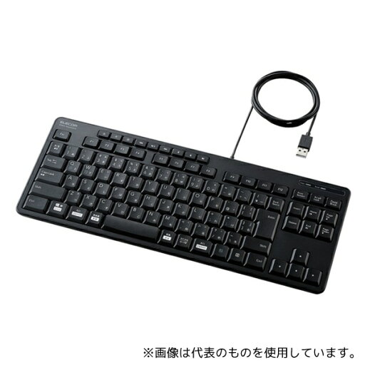 エレコム TK-FCM113SKBK コンパクトキーボード 有線 静音設計 抗菌 ブラック エレコム TK-FCM113SKBK コンパクトキーボード 有線 静音設計 抗菌 ブラック
