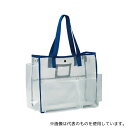 テラモト DS-233-205-3 BMトートバックS 透明タイプ ブルー