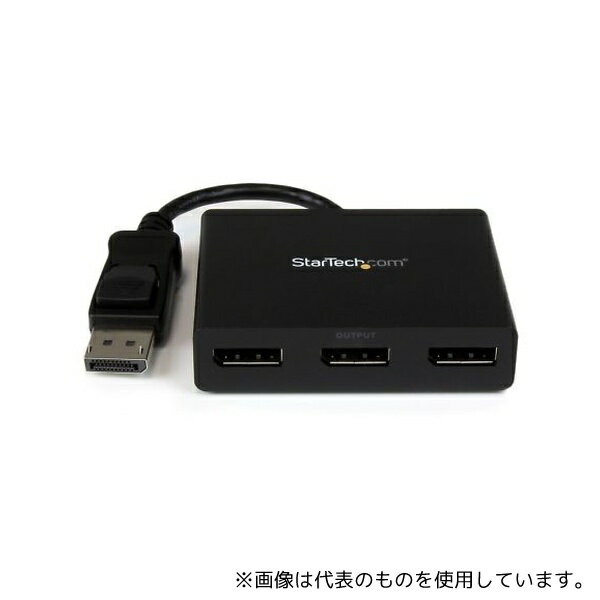 StarTech.com MSTDP123DP 3ポートMSTハブ DisplayPort - 3x DisplayPort マルチモニタースプリッタ 4K..