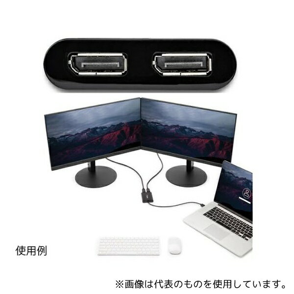 StarTech.com USB32DP24K60 USB 3.0 - デュアルDisplayPort変換ディスプレイアダプタ 4K/60Hz