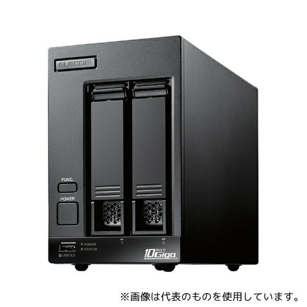 エレコム NSB-72D16TW22 Windows Server IoT 2022 for Storage搭載NAS Atom ワークグループ 2ベイ 16TB