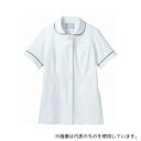 住商モンブラン 73-2008 M ナースジャケット 半袖 白/ゴールド&ネイビー M