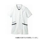 住商モンブラン 73-2249 LL スクラブ レディス 半袖 白/ネイビー LL