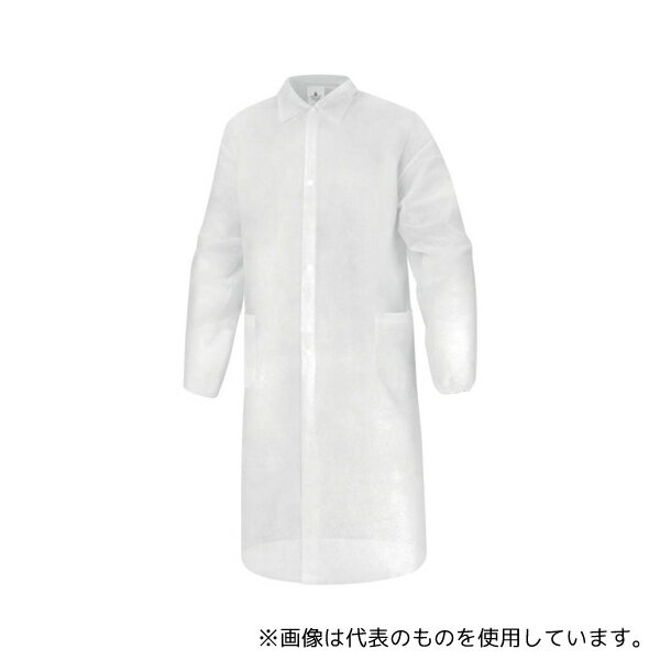 Delta Plus D0070C-XXL BLOUSPO 不織布コート 2ポケット フード無 個包装 XXLサイズ 50着入