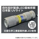 サウスウォーカー UV-LED375-01SS 自社設計・製造 日本製 UVライト 日亜化学製 高出力 紫外線LED 1灯 電池付属 ボディーカラー:シルバー
